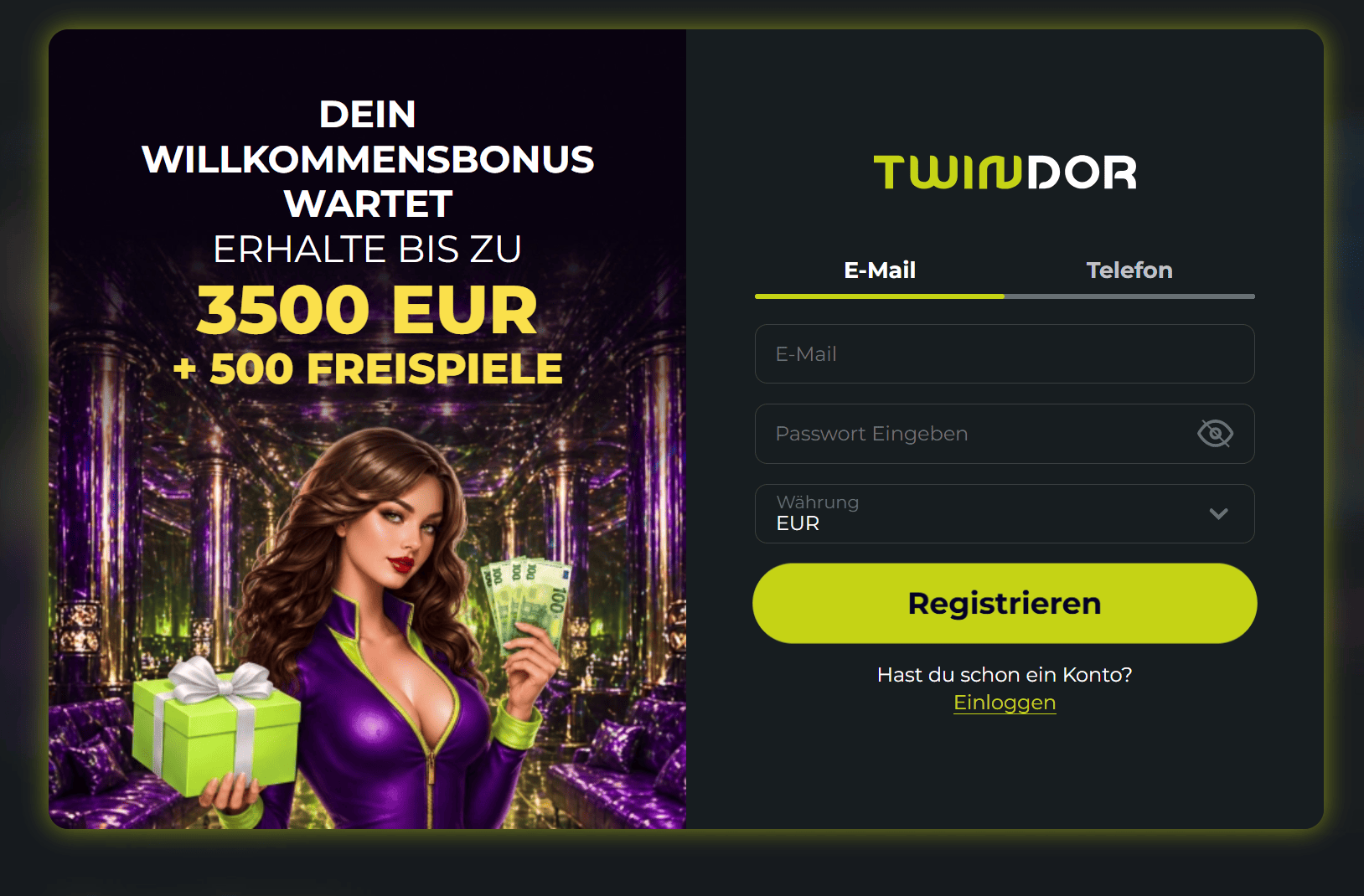 Twindor Casino Screenshot